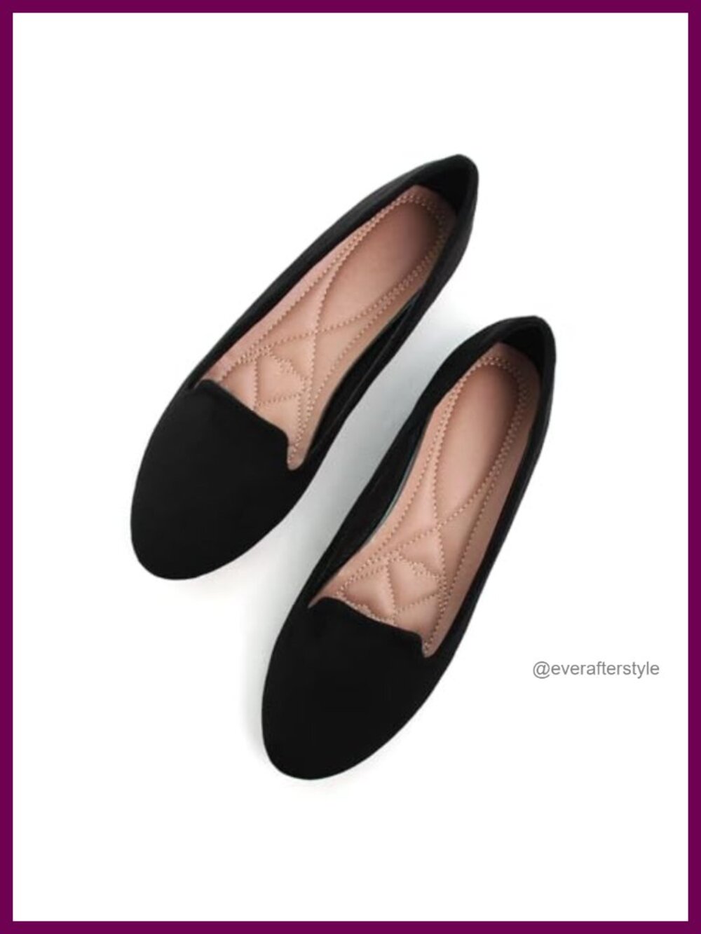 SAILING LU Women's Round Toe Comfortable Ballet Flats Vegan Pull-On